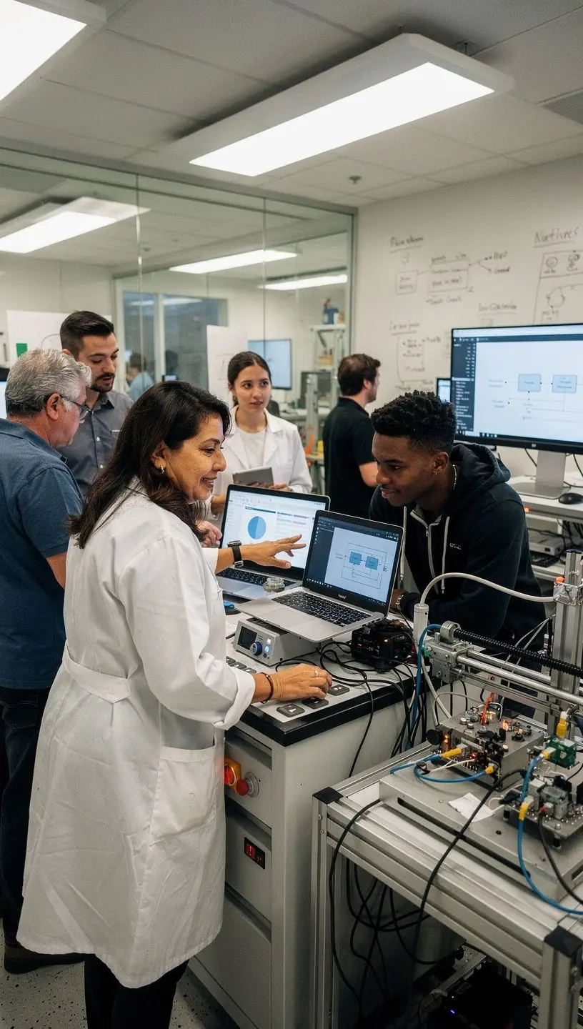 Modern office workspace