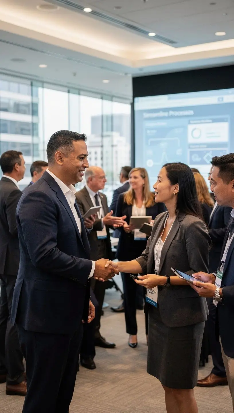 Professional team collaboration